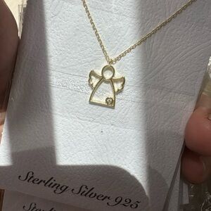 Certified 0,02 ct. Diamond 14K Necklace NEW with giftbox! FOR VALENTINE’S DAY♥️